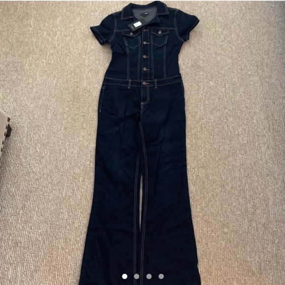 Fashion Nova Denim Jumpsuit - Picture 1 of 3